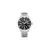 Мужские часы Citizen Promaster Marine Eco-Drive Diver 200м Черные Светонакопительные Стрелки и Метки Завинчивающаяся Заводная Головка BN0261-51E