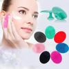 1PC Silicone Facial Cleaning Pad Face Pore Blackhead Exfoliating Cleanser Face SPA Massager Brush Skin Cleansing Scrubber Tools