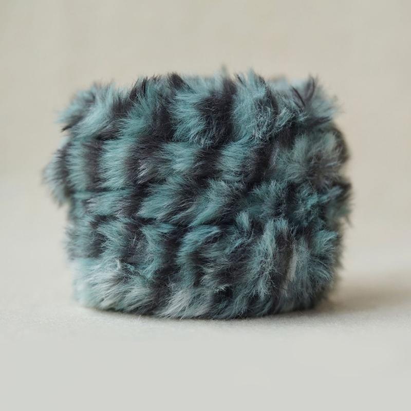 Палка для скручивания корней шерсти, 20 мм, разноцветная окрашенная плюшевая палочка