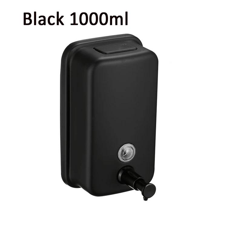 Черный Нержавеющая Сталь 304 Ванная Комната Жидкое Мыло Античный Дозатор Шампуня Золотой Полированный Настенный Аксессуары для Ванной Комнаты