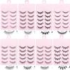 Multiple Styles Faux Mink Lashes 5 Pairs 3D False Eyelashes Popular Cat Elf Eyelashes Wome