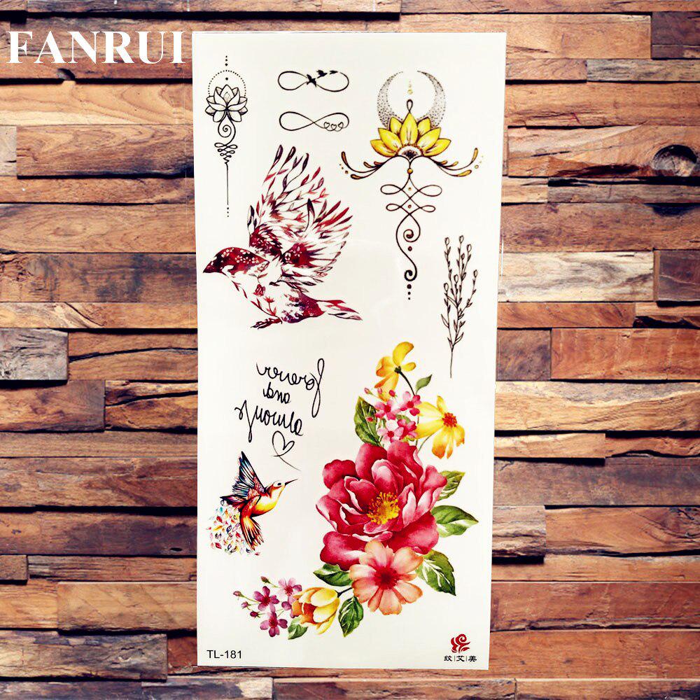 3D Scorpion Temporary Tattoos Realistic Fake Dreamcatcher Wolf Fox Owl Tatoos Sticker For Women Men