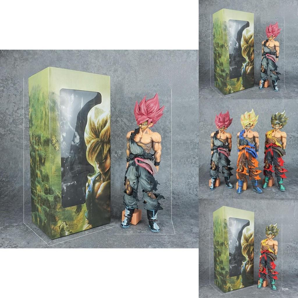Dragon Ball Super Saiyan Goku Pvc Statue With Assembled Design For Anime Enthusiasts