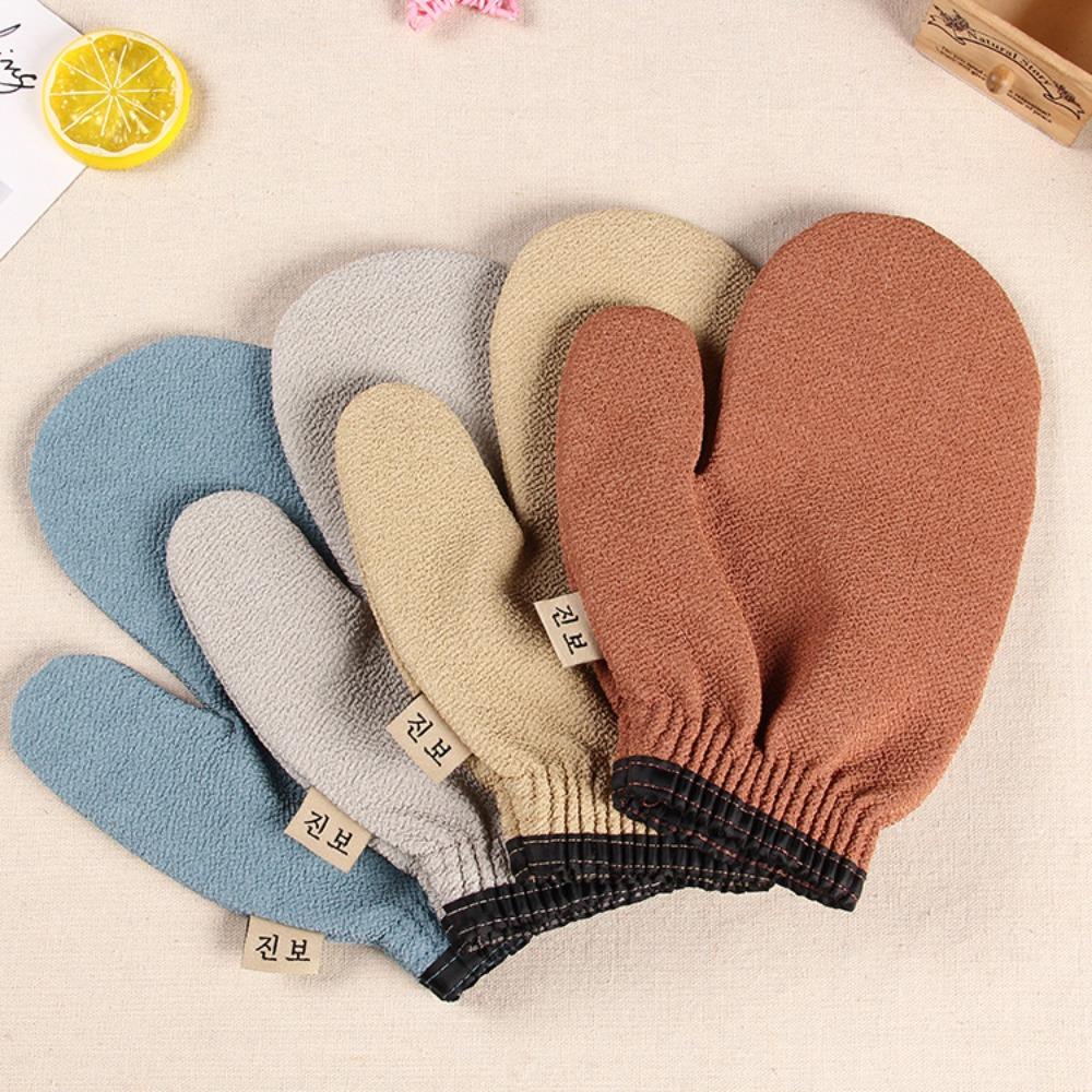 Exfoliating Rubbing Gloves Plant Fiber Scrub Glove Quick-dry Shower Scrubber Body Exfoliation