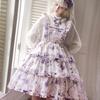 Платье Firefly Flower OP Light Lolita Daily Lolita Vintage Dress - комплект из двух предметов для девочек Soft Girl Fake