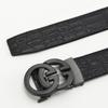Новый мужской кожаный ремень с автоматической пряжкой из натуральной воловьей кожи, деловой повседневный ремень