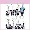 Panda Keychain Set With Creative Animal Shape For Collectors And Office Gifts