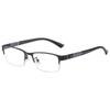 PC Resin Reading Glasses Black+Blue UV Shades Sunglasses Photochromic Myopia Glasses  Readers