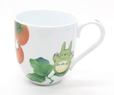 Кружка Noritake 290 мл Мой сосед Тоторо, подходит для микроволновой печи и посудомоечной машины, томатный, тонкий фарфор.