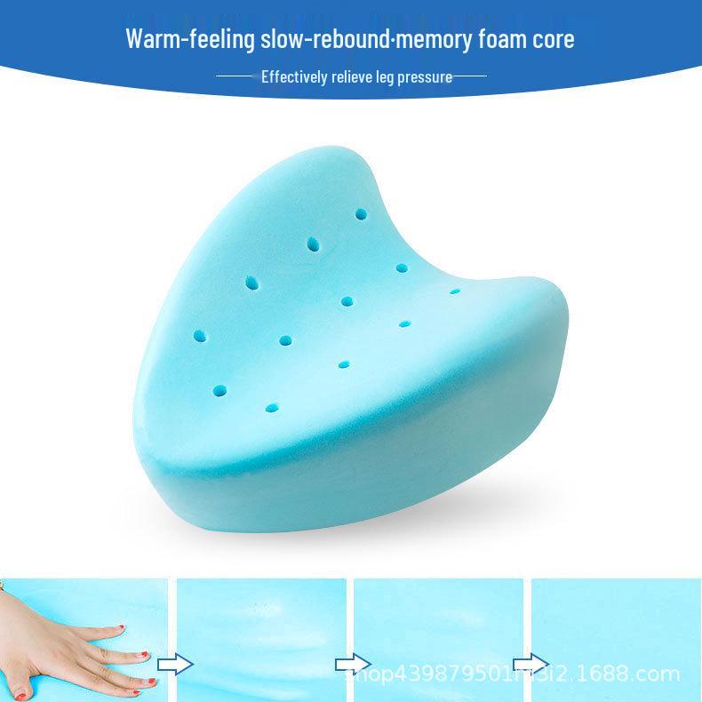 Подушка для ног из пены с эффектом памяти в форме сердца для беременных женщин – Идеально подходит для сна на боку и поддержки ног