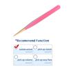 1PC False Lashes Eyelashes Extension Tweezers Mega Volume Mink Make Fans Boot Isolation Pliers Nail Clips Beauty Make Up Tools