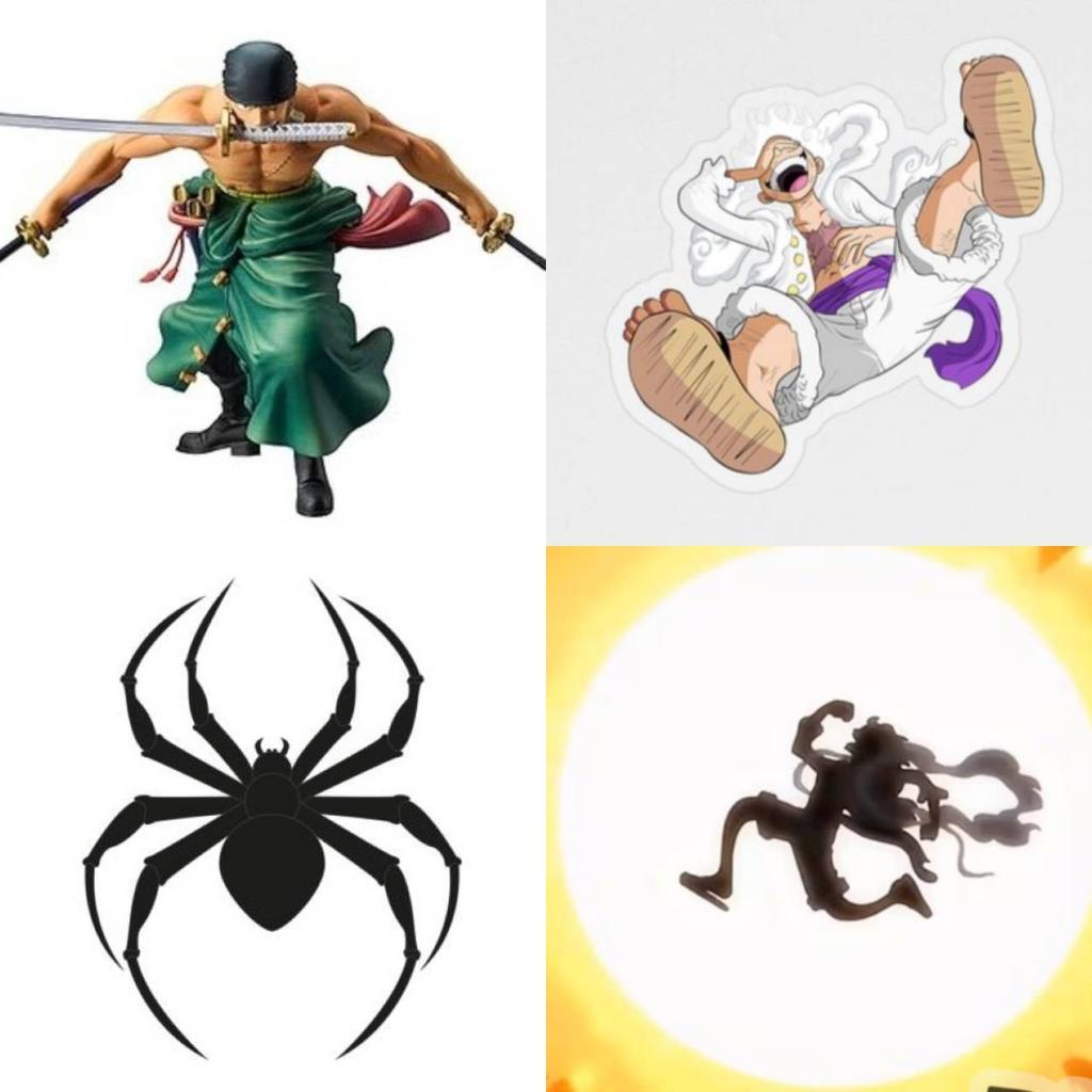 Muay Thai Kick Boxing MMA Shorts Onepiece Pirate Luffy Zoro Swordman Samurai Spider Men Women Unisex Sportswear Training Sport Gym Fitness Workout