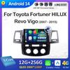 Беспроводной CarPlay Smart System для Toyota Fortuner HILUX Revo Vigo 2007 2018 2019 - 2015 Автомобильный мультимедийный радио плеер на ОС Android