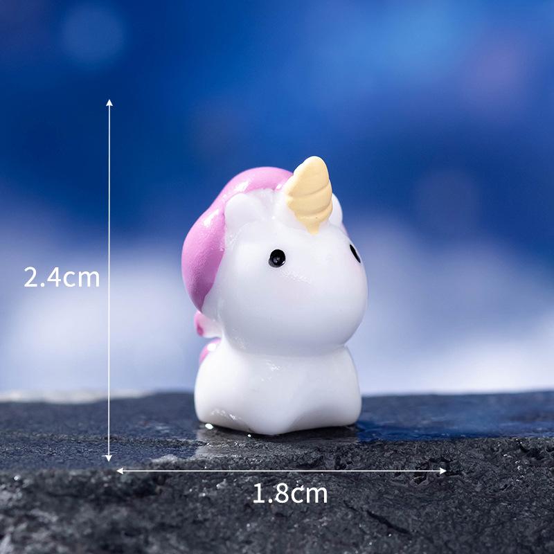 Светящийся в темноте сказочный замок с микропейзажем, настольное украшение для торта, лунный замок со звездами, украшение из смолы