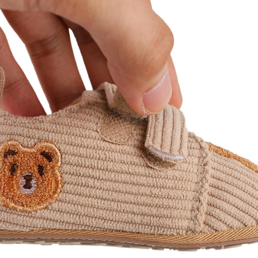 Детские туфли Gami Le Cartoon Bear с резиновой подошвой, для детей от 3 до 12 месяцев, для обучения в помещении на весну и осень.