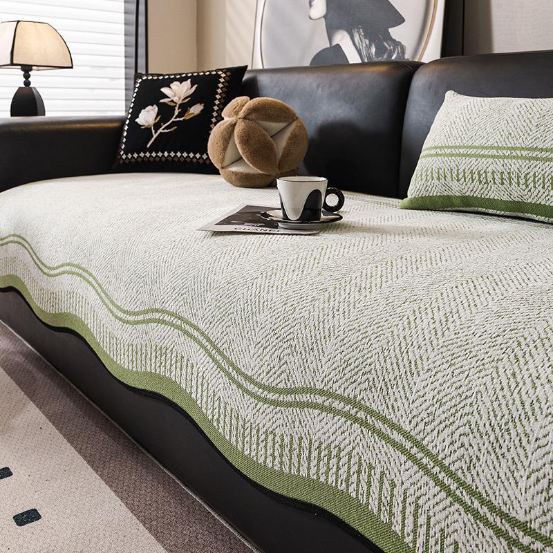 Special-Shaped Sofa Cushion Universal In All Seasons New Sofa Seat Cushion Non-Slip Straight Row Light Luxury High-End Cover Cloth Towel