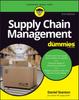 Книга Supply Chain Management For Dummies