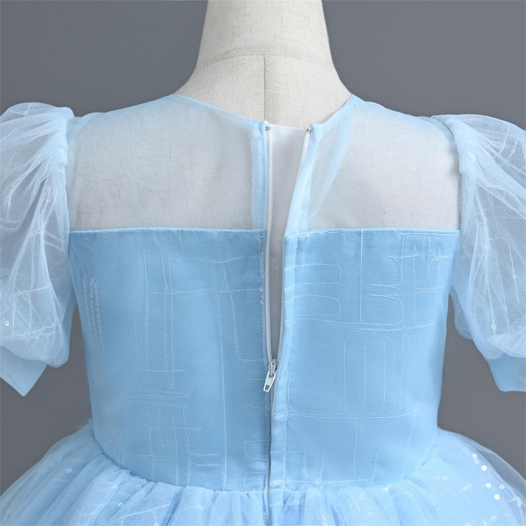 Children's Dresses, Stylish Princess Dresses, Sequined Skirts, Performance Costumes For Middle And Older Childrengirls Skirts