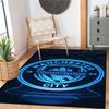 Manchester City Personalized Name Area Rug Design for Hallway Kitchen Playrooms Entryway Anti-slip Rug Office home decor