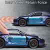 1:32 911 Gt3 Rs Macan Сплав Спортивный Автомобиль Литая Модель Игрушки Украшение Двери Открываются Звук Свет Оттянуть Назад Транспортные Средства Детский Фестивальный Подарок