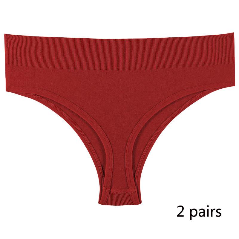 Спортивное нижнее белье для девочек, бесшовные сексуальные невидимые трусики со средней талией для девочек, однотонные удобные спортивные трусики с надписью «T» для женщин