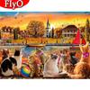 Full Drill Cat Diamond Painting Kit Cross Stitch 5D Diamond Embroidery Animal Mosaic Sunset Handicraft Home Decoration