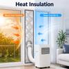 Waterproof Portable AC Window Seal Silver Coated AC Vent Hose Cover  Portable Air Conditioner