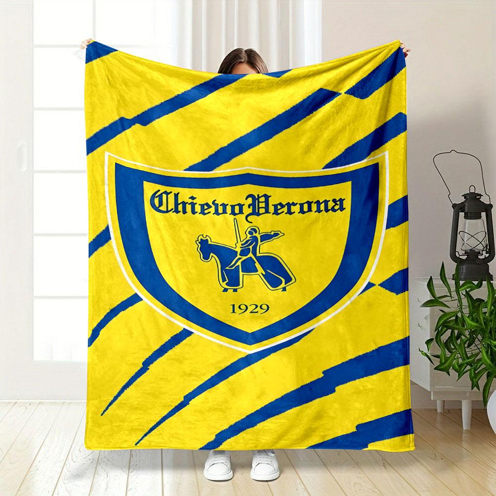 ChievoVerona Emblem Blanket print blanket soft and cozy perfect for the living room bed sofa or a nap,gift