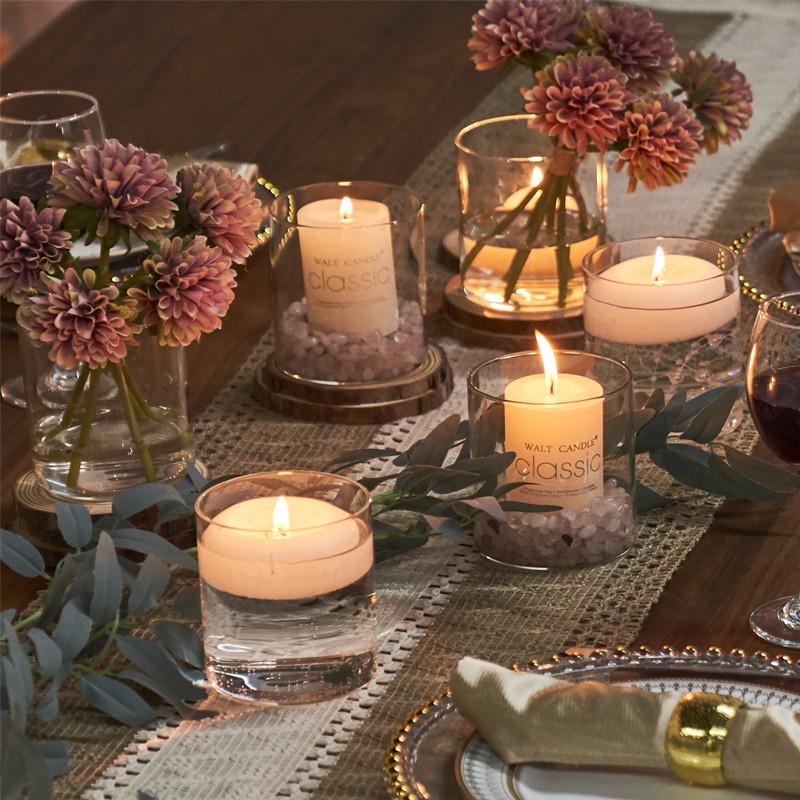 6 шт. стеклянных подсвечников в форме цилиндра Hurrican, набор плавающих свечей, гидропонная ваза для цветов, экологический резервуар, банка для хранения ювелирных изделий