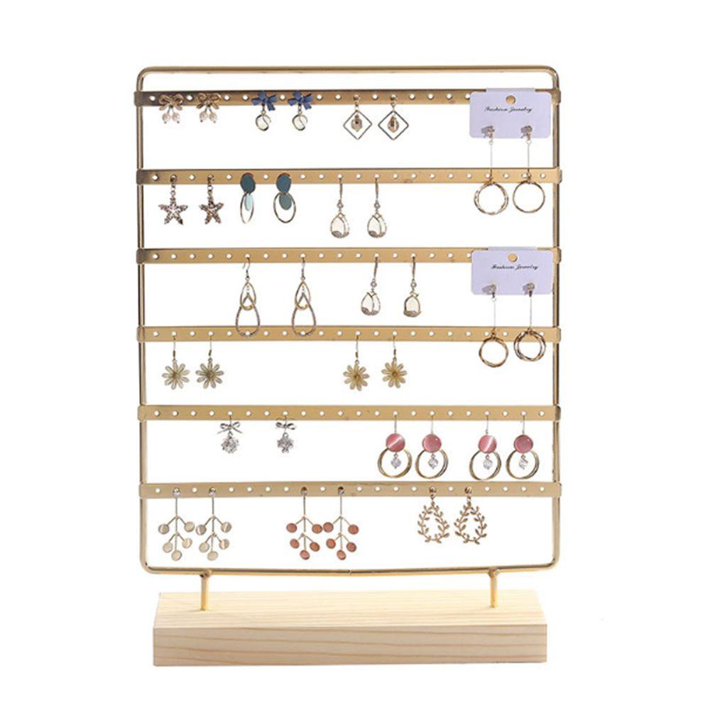 DIY Metal Earring Holder Large Capacity Ear Stud Rack Jewelry Display Stand  Room Decoration