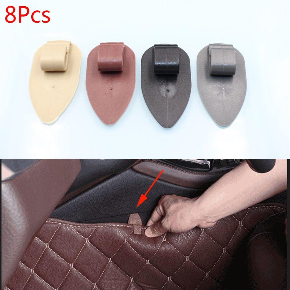 8Pcs Practical Clamps Grips Car Clip Carpet Fixing Floor Mats Anti-Slip