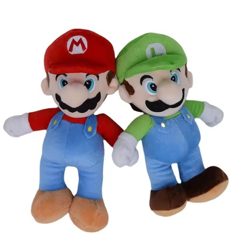 Плюшевые игрушки Марио Плюшевые игрушки Луиджи Аниме-кукла Плюшевая игрушка Для детей Отличный рождественский подарок на день рождения Для детей