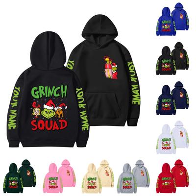 Женская мода повседневный принт повседневный длинный рукав круглый вырез толстовка топ