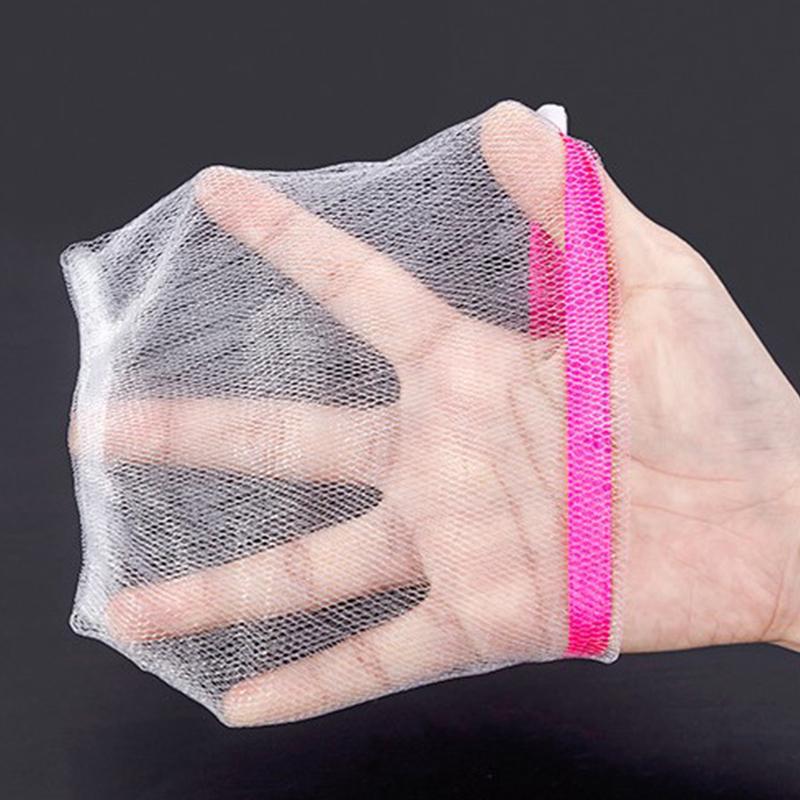 Soap Mesh Foaming Net Home Living Face Washing Bathing Accessories Net Bag Soap Net Women Men Hand Soap Mesh Soap Net Bubble Pouch  Accessories