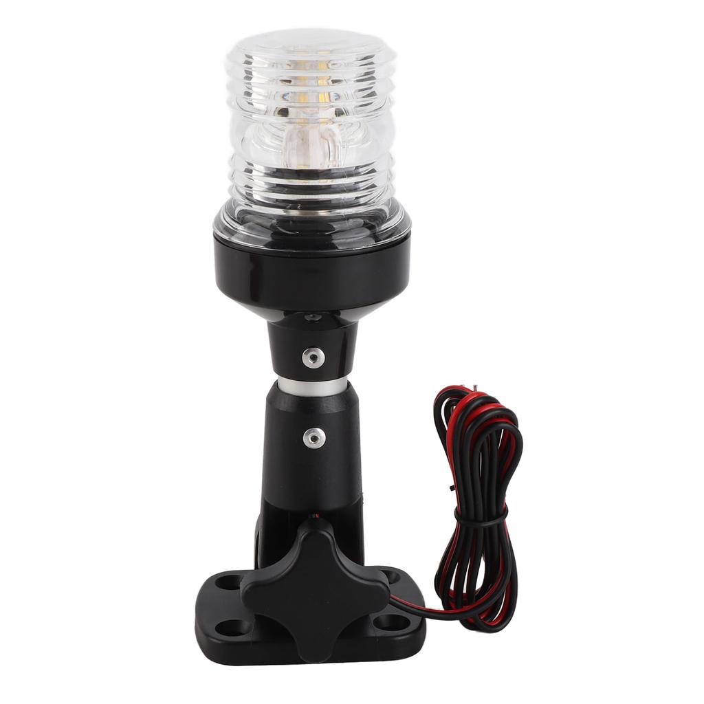 6-дюймовый складной якорный фонарь, всесторонний лодочный фонарь, 33 светодиода, видимость 3NM, водонепроницаемый IP66, морская лампа