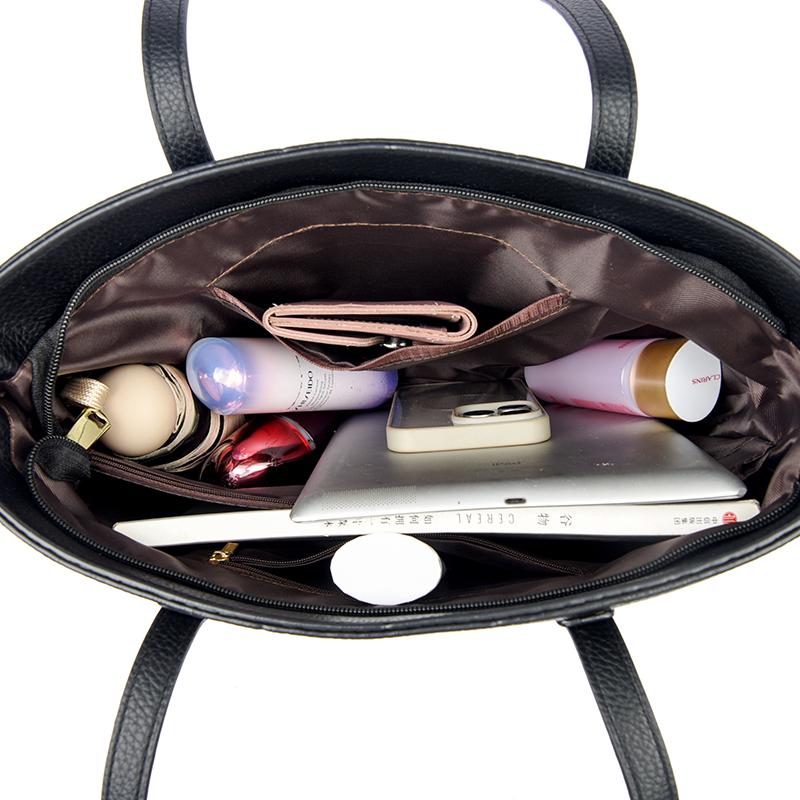 Модная и Минималистичная Сумка-тоут, Сумка на плечо большой вместимости, Ретро сумка-тоут, Женская сумочка, Повседневная сумка на плечо для шоппинга