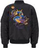 Зимняя куртка Alpha Industries MA-1 Dragon EMB (138103) black/black