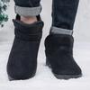 Hot Sale Fashion Brown Men's Winter Boots Unisex Warm Plush Snow Boots Man Flat Slip-on Ankle Boots Size 36-47 Botas Para Hombre