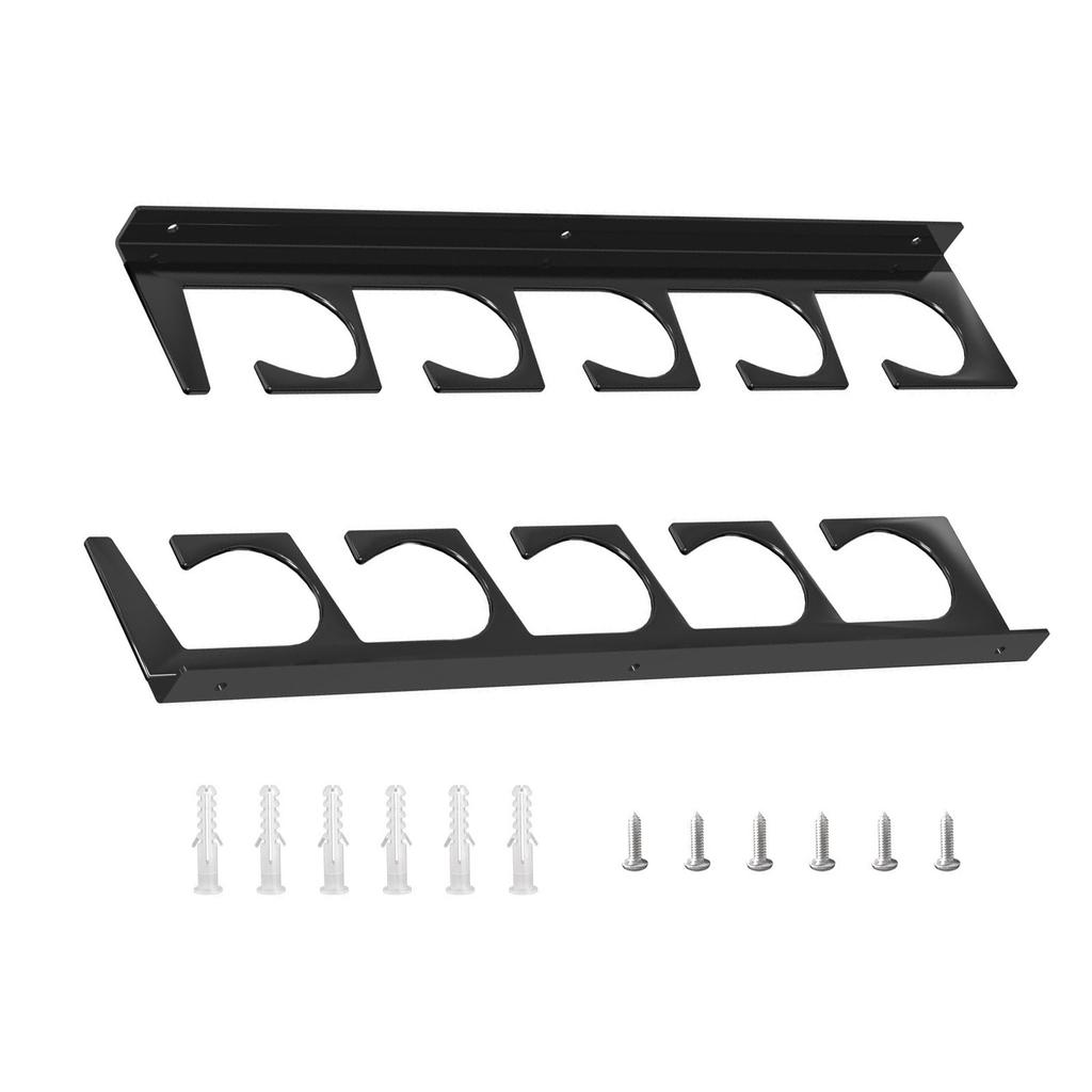 Horizontal 6-Rod Fishing Rod Holder Wall Mounted Fishing Poles Rack for Garage,Wall, Ceiling Rod Stand Easy Installation