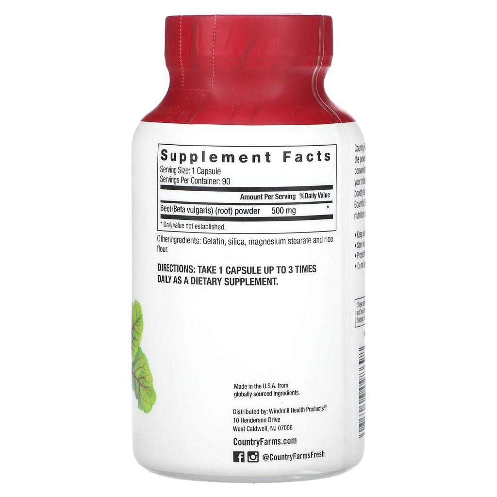 Bountiful Beet, Natural Beet Extract, 90 Capsules