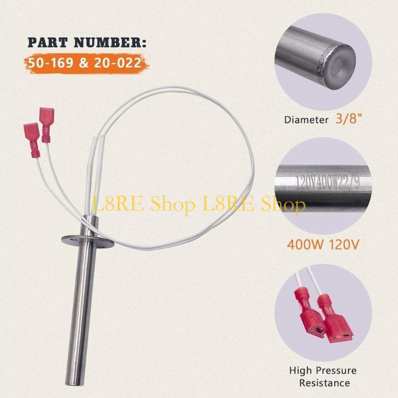 L8RE Efficient Igniter Replacement Part Ignitor Hot Rod Anti-rust Grills Stove Parts