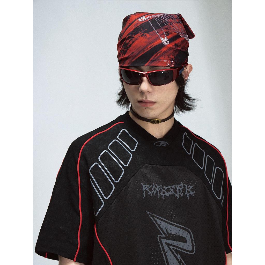 Мужская ретро дышащая быстросохнущая футболка Ice Degree для бейсбола, мотоспорта и велоспорта