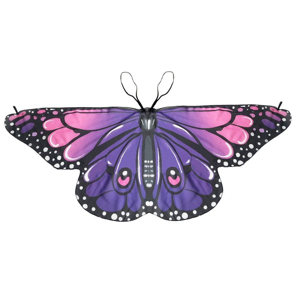 Performance Props Costume Dress Butterfly Wings Cape Shoulder Straps Butterfly Wings Fairy Wing