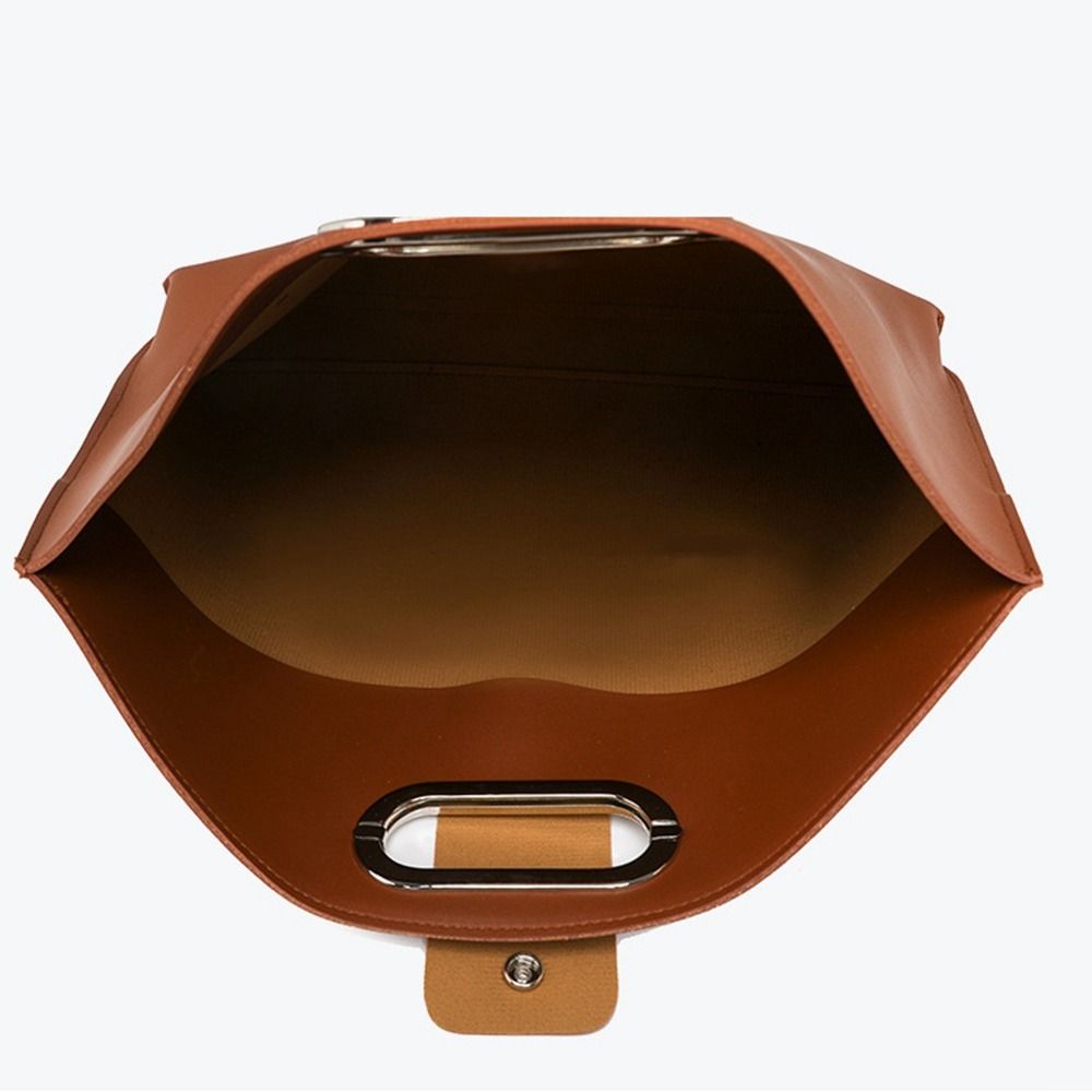 Solid Color Office Document Tote Bag Large Capacity File Bag Casual Briefcases Women