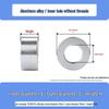 Aluminum Raised Flat Washer and Spacer Column M2-M5