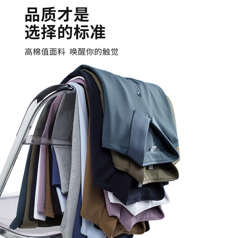 Антибактериальная рубашка поло из ледяного шелка, мужская футболка с коротким рукавом и лацканами, деловая женская футболка премиум-класса, летний дышащий топ, ЛОГОТИП