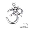 Christmas Decorations Charms Jewerly Making OM Yoga Charms Pendant Cheap Things Pendant For Mobile