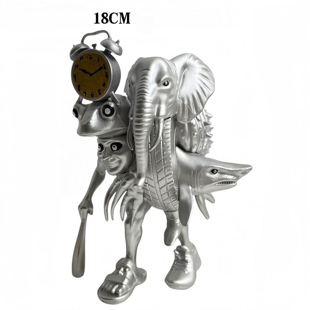 Тун Тун Тун Сахур Тралалеро Тралала Итальянский Мозговой Гниль Издание Монстр Фьюжн Аниме Экшн Мультфильм Орнамент Веселая Игрушка Подарок Фигурка