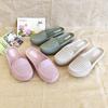 Новые удобные мягкие женские шлепанцы в цветах макарон для лета, легкие дышащие нескользящие пляжные туфли