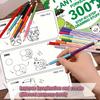 Simple Line Drawing Children's Drawing Book, Step-by-step Art Education, Drawing Learning Supplies, Very Suitable for Creative Writing and Coloring.